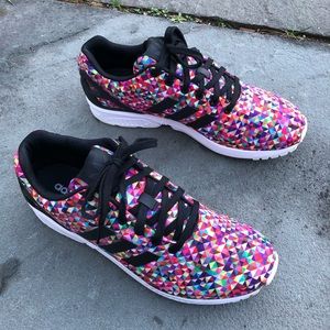 adidas Multicolor Geometric Athletic Shoes